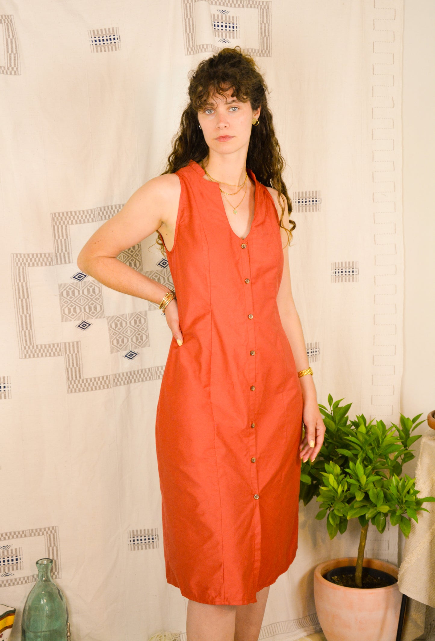 Robe made in france satin de coton