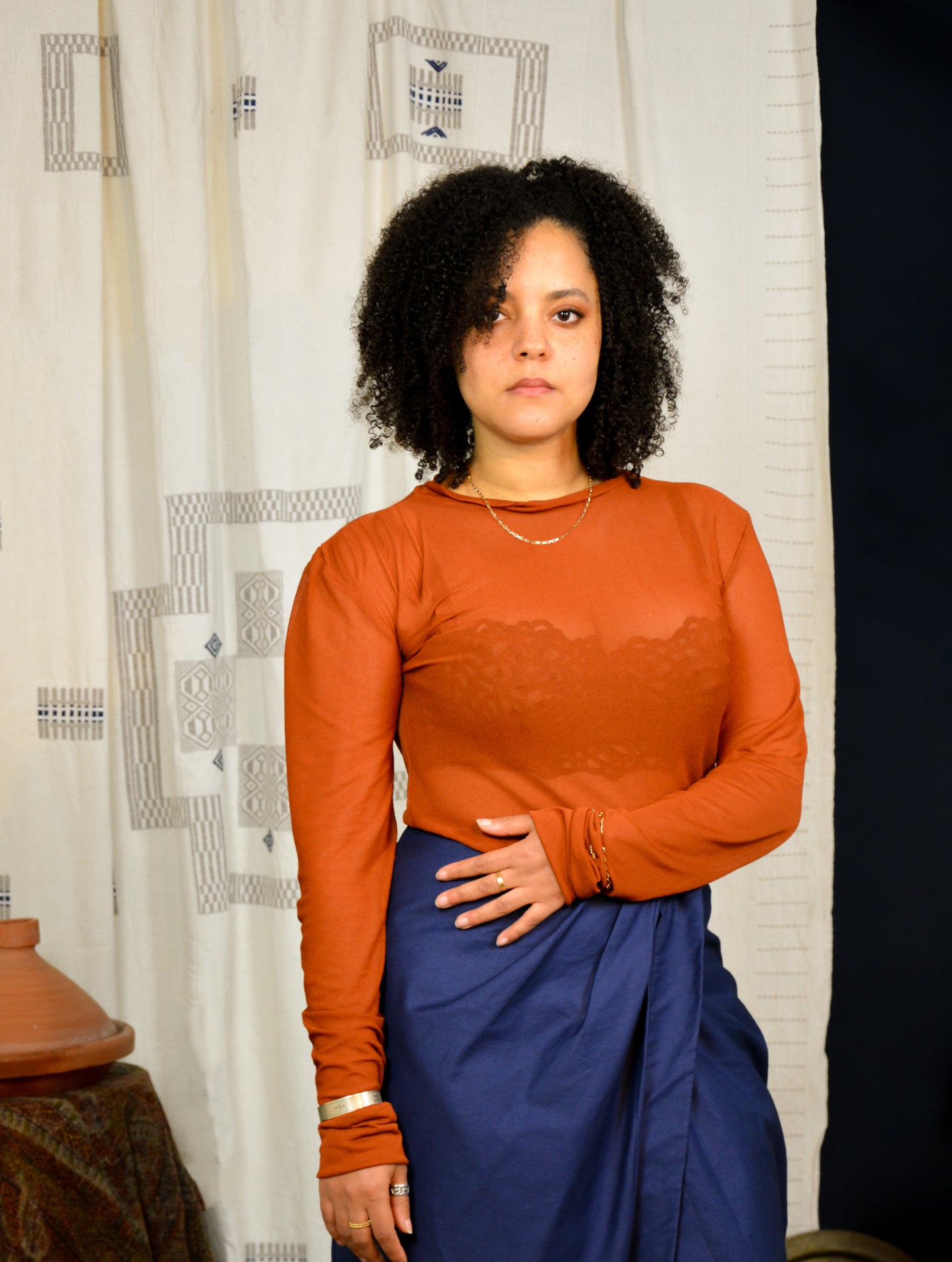 Le top plissé AMBRE